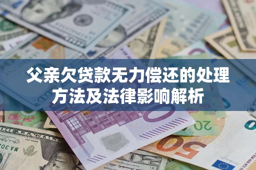 北京父亲欠贷款无力偿还的处理方法及法律影响解析
